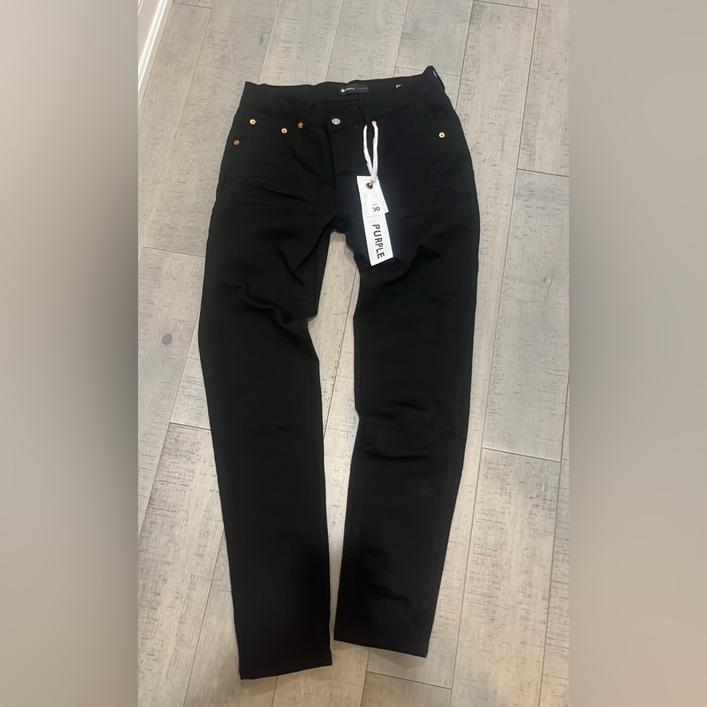 Black style 001 purple jeans, new with tags. (Size 30)